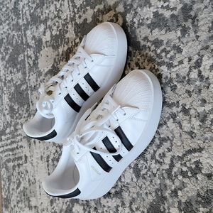 Adidas Superstar bold platform shoes